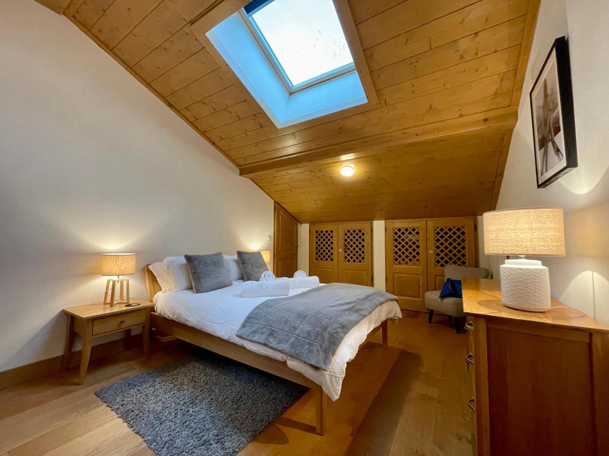 Modern 3 Bed Penthouse Apartment, Balcony & Garage, Close To Village & Ski Bus Samoëns Exterior foto